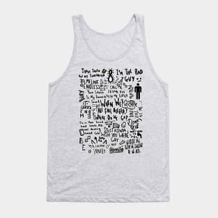 T-shirt Multiple forms and words Tank Top